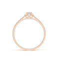 thumbnail image 2 of ANGARA Natural Pear-Shaped Diamond Halo Engagement Ring in 14K Rose Gold for Women (Size-4x3mm| Color-G| Clarity-VS2) | April Birthstone, Anniversary, Jewelry Gift for Women | Natural Diamond Ring, 2 of 8