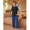 thumbnail image 3 of Arshiner Boys Pajamas Short Sleeve and Long Pants 2 Piece Pajama Set for Boys, 3 of 6