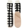 thumbnail image 5 of BambooMN Men's Knit Winter Gripper Slipper Socks - Gingham Plaid - L/XL - 1 Pair, 5 of 6