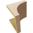 thumbnail image 6 of 9"W x 9"D x 9"H Wide Stockport Rough Cedar Woodgrain TimberThane Corbel, Primed Tan, 6 of 6