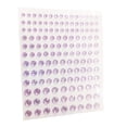 thumbnail image 1 of Vogacara Ojo cuerpo cara gemas pegatinas de diamantes de imitación autoadhesivo sin pegamento maquillaje joyería accesorio DIY fiesta favores para Tratamientos faciales Violeta Vogacara CE013625-10B, 1 of 6