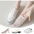 thumbnail image 5 of 9 Pairs Invisible Non-slip Ice Silk Socks, Thin Breathable Low Cut Inner Socks For Women Ultra Low Cut Liner Socks, 5 of 5