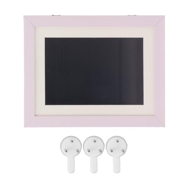 Kids Art Frame HDF Durable Magnetic Design Changeable Art Picture Frame with Storage Slot for Crafts Drawing Pink