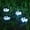 White, variant on Paw Print Solar Lights, 4pcs Solar Dog Paw Light for Garden Decorations, IP65 Waterproof Solar Powered Yard Cat Puppy Lights for Lawn Pet Cemetery Pathway Patio Pet Lovers (Warm)