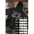 thumbnail image 5 of ShirtBANC 23 Paisley Bandana Mens Graphic Hoodie, Basketball Sweatshirt, S-3XL, 5 of 5