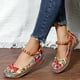 thumbnail image 2 of Bmisegm Women Shoes Casual Comfort Sandals Fashionable Beaded Bohemian Shoes Womens Sandals Summer Hot Pink 9, 2 of 8
