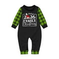 thumbnail image 2 of Pijamas familiares europeos con estampado navideño de moda, traje para padres e hijos, monos de poliéster para bebés., 2 of 3