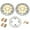 Gold, variant on Front Rear Brake Discs Rotors Pads For KAWASAKI ZX-9R Ninja ZX 900 F F1-F2 02-03 2002 2003