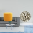 thumbnail image 2 of Elegante otomana con reposapiés y escultura de pared de metal. Placa rústica de hierro forjado en 3D para decoración de oficina, dormitorio o sala de, 2 of 8