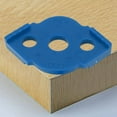 thumbnail image 3 of 4PCS R Modèles d'Angle Rond Rayon Gabarit de Routage 3 Trous Fixation ABS Routeur Bit Modèles Localisateur de Coin de Travail du Bois pour les Projets de Bricolage de Travail du Bois, 3 of 8