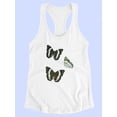 thumbnail image 3 of Butterfly Specimen Viii Racerback Tank Women -Vision Studio Designs, Female Small, 3 of 4
