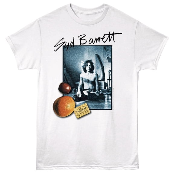 Syd Barrett Fruity Men's T Shirt (White, Adult5XL)