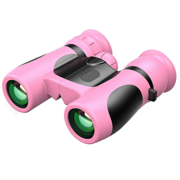 Binoculares para niños pequeños y niñas - Juguete binocular para niños - Binoculares para niños de Alta resolución para observación de Aves, Caza, Juegos, Acampar, Senderismo al Aire Libre