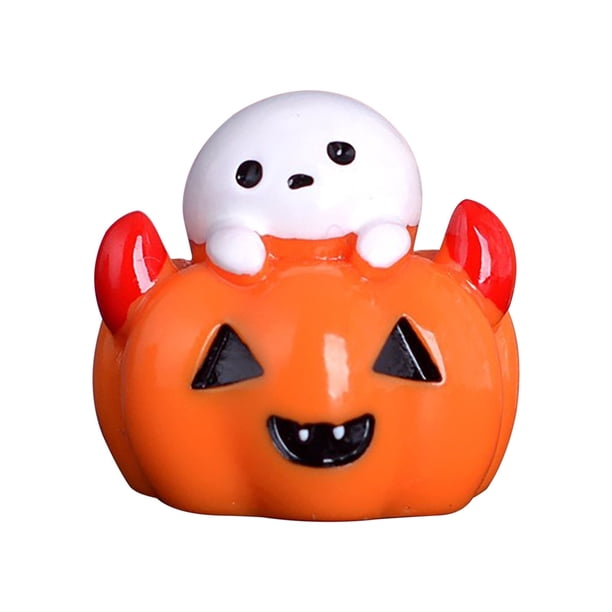 Halloween Desk Decor, Halloween Garden Figurines Cute Resin Miniature Model Figurines Decorated Halloween Party DIY Decoration