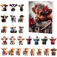 thumbnail image 1 of Christmas Home Decorate 2025 2025 Christmas Holiday Advent Calendar Advent Calendar Collectible Funny Cow Set Commemorative Collectible Christmas Home Decorate, 1 of 6
