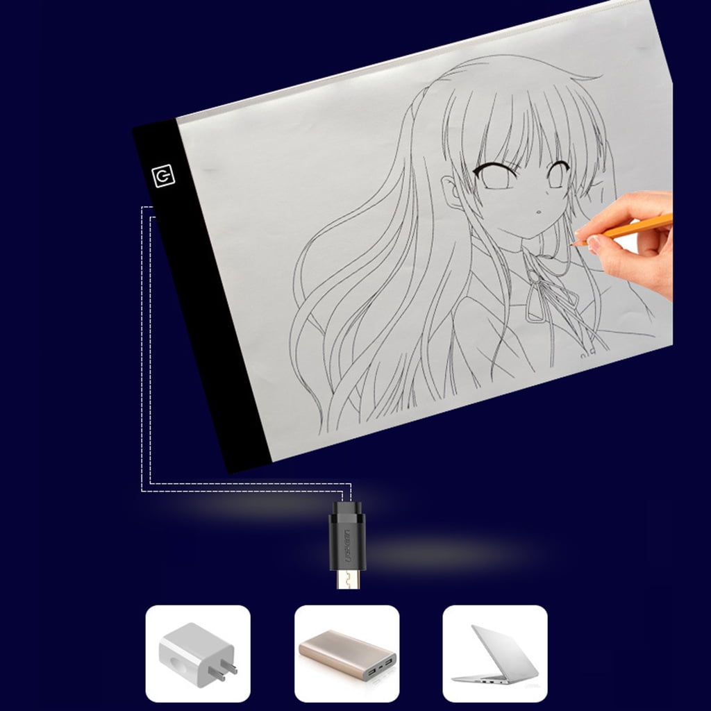 Milue A3/A4/A5 Drawing Tablet Digital Graphics Pad LED Light Box Copy Board Writing
