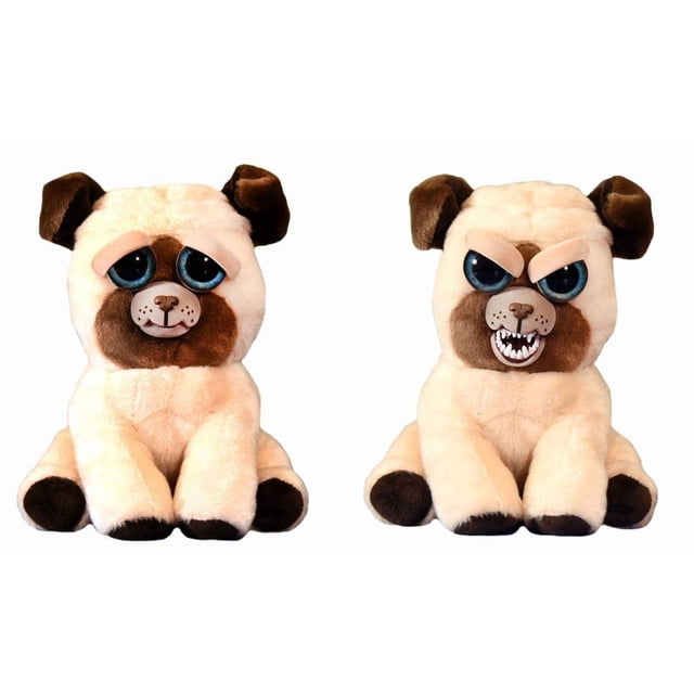 Peluche Feisty Pets Perro Pug Manny 8,5 cm