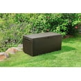 thumbnail image 2 of Keter Springwood 80 Gallon Durable Resin Outdoor Deck Box Storage Organizationn, Brown, 2 of 11