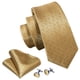 thumbnail image 2 of Conjunto de corbata Barry.Wang de seda dorada, 150 cm x 8,5 cm, 2 of 4