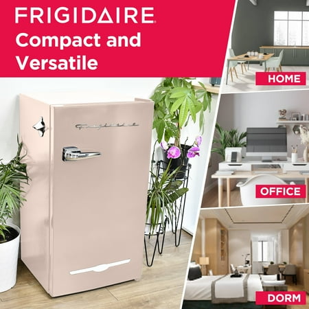 Frigidaire - 3.2 Cu. Ft. Mini Fridge with Side Bottle Opener - Coral