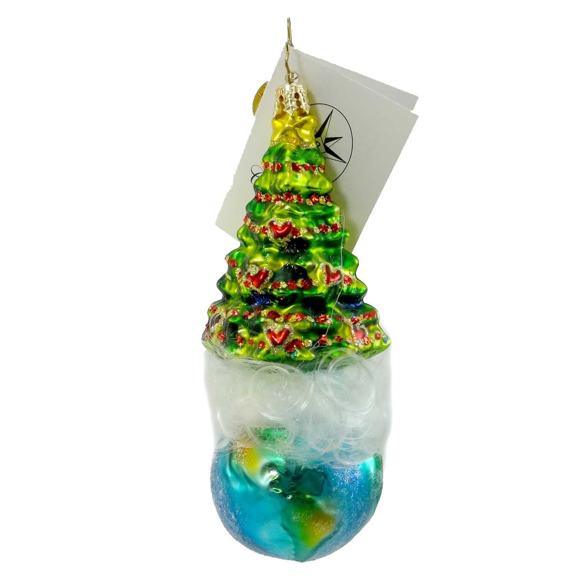 Christopher Radko Christmas World Glass Ornament Christmas Angel Hair - Walmart.com