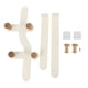 thumbnail image 5 of Percha para puerta con 6 ganchos de madera para colgar ropa sobre la puerta., 5 of 8