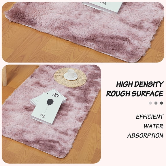 Wacanda Oversized Anti-Skid Fluffy Rugs Shaggy Area Rug Dining Room Bedroom Floor Carpet