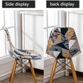 thumbnail image 3 of Mid Century Modern Dining Chair Slipcover,Stretch Shell Chair Cover Removable Washable Non-slip Soft Spandex Printed Armless Chair Protector for Living Room Bedroom Kitchen-2-C, 3 of 8