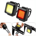 thumbnail image 3 of QJUHUNG 1pc Headlight Rear Lamp Type-C USB Rechargeable Waterproof COB LED Warning Cycling Light Cycling Accessories, 3 of 6