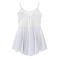 thumbnail image 2 of MSemis Kids Girls Ballet Dance Dress Gymnastics Leotard Tulle Tutu Skirt Dancewear White 15-16, 2 of 7