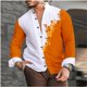 thumbnail image 1 of Camisas de hombre con patrones creativos y estampados florales, camisas de manga larga, suaves y cómodas, blusas casuales para exteriores para hombre, 1 of 6