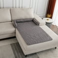 thumbnail image 5 of Dog Couch Bed – 47.24" Dog Bed for Couch with Removable Cover, Non-Slip Sofa Protector for Small Medium Large Dogs（Dark Gray XXL）, 5 of 8