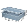 thumbnail image 4 of Plastic Boxes Useful Sundries Case Simple Professional Bin with Lid PP Container for Household Kitchen Office Company Hotel C972, 4 of 6