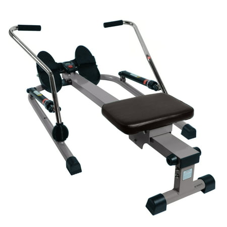Sunny Health & Fitness SF-RW5619 12 Level Resistance Rowing Machine Rower w/ Independent
