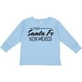 thumbnail image 3 of Inktastic From Santa Fe New Mexico in Black Distressed Text Boys or Girls Long Sleeve Toddler T-Shirt, 3 of 5