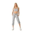 thumbnail image 3 of U-Wear Women’s 2-Piece Sweatsuit – Crop Tank Top and Sweatpants Tracksuit, Gray, Small, 3 of 4