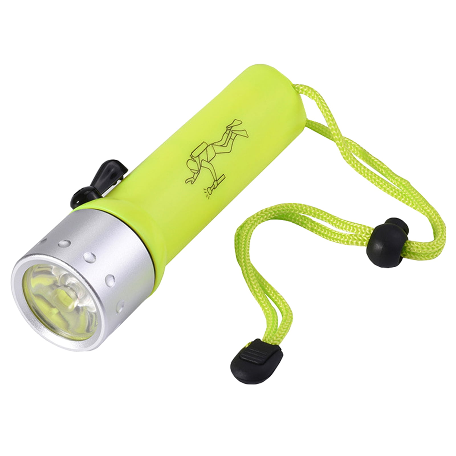 Professional Underwater Flash Light Torch LED Scuba Diver Diving Flashlight -