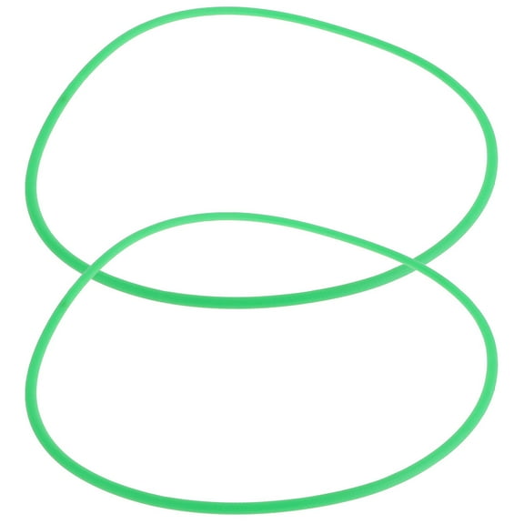 QIFULL 2Pcs PU Round Belt for Dryer Clothes Dryer Accessories Light Green Smooth Low Noise Belt