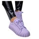 thumbnail image 2 of Zapatos individuales de plataforma de gran tamaño para mujer, zapatos de lona con cordones cruzados y punta redonda Wmkox8yii shalkjhdk109, 2 of 2