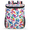 Multicolor 3, variant on Jiaoprinted Colorful Boho Style Floral Leakproof Cooler Backpack, Mexican Flower Insulated Backpack Cooler for Outdoor