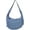 A Blue, variant on JennyShop Slouchy Corduroy Dumpling Bag Purse, Trendy Hobo Bag for Women Men Crescent Shoulder Bag Retro Nylon Canvas Crossbody Bag