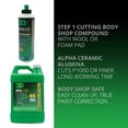 thumbnail image 2 of 3D ACA 500 X-Tra Cut Compound - 8oz - Step 1 Cutting Body Shop Compound with Wool or Foam Pad - Cuts P1000 or Finer - Easy Clean Up - True Paint Correction - Alpha Ceramic Alumina, 2 of 2