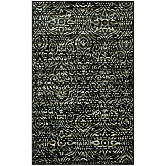 Carson Modern Medallion Indoor Area Rug by Blue Nile Nills - 4' x 6', Multi-Color