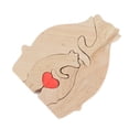 thumbnail image 1 of Rompecabezas De Madera Del Arte, Rompecabezas De La Familia De Los Osos 4 Osos Decorativos Personalizados Lindos Para La Familia, 1 of 7