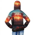 thumbnail image 4 of Cauagu Cat Watching City Sunset Print Sun Protection Jacket for Teen,Full-Zipper Long Sleeve Sun Shirts with Pockets UV Hoodie Shirts Outdoor Athletic Jacket-Large, 4 of 7