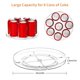 thumbnail image 4 of Bandeja organizadora giratoria Lazy Susan, 23 cm, 2 unidades, transparente, 4 of 7