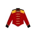 thumbnail image 4 of iiniim Veste de Jeu de Rôle Cosplay Cirque pour Femmes, Velours, Noël, Père Noël, Rouge m, 4 of 6