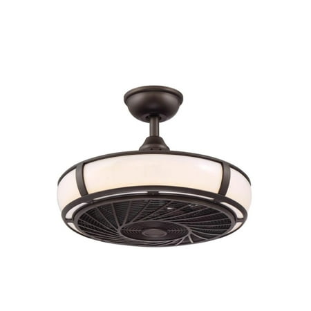 

Home DecoratorTuilene 21 LED Espresso Bronze Ceiling Fan with Light and Remote