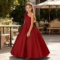 Dvprdro Girls Summer Dresses High Waist A-line Swing Dress One-Shoulder ...