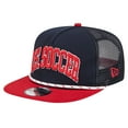 thumbnail image 3 of Men's New Era Navy USMNT Throwback Golfer Snapback Hat, 3 of 5